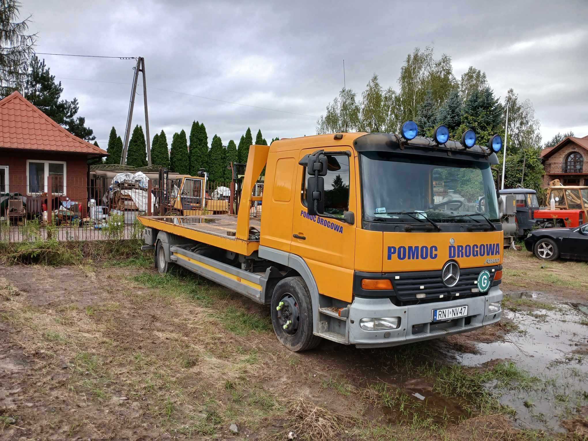 Sprzedam Mercedes Atego najazd hydrauliczny pomoc drogowa