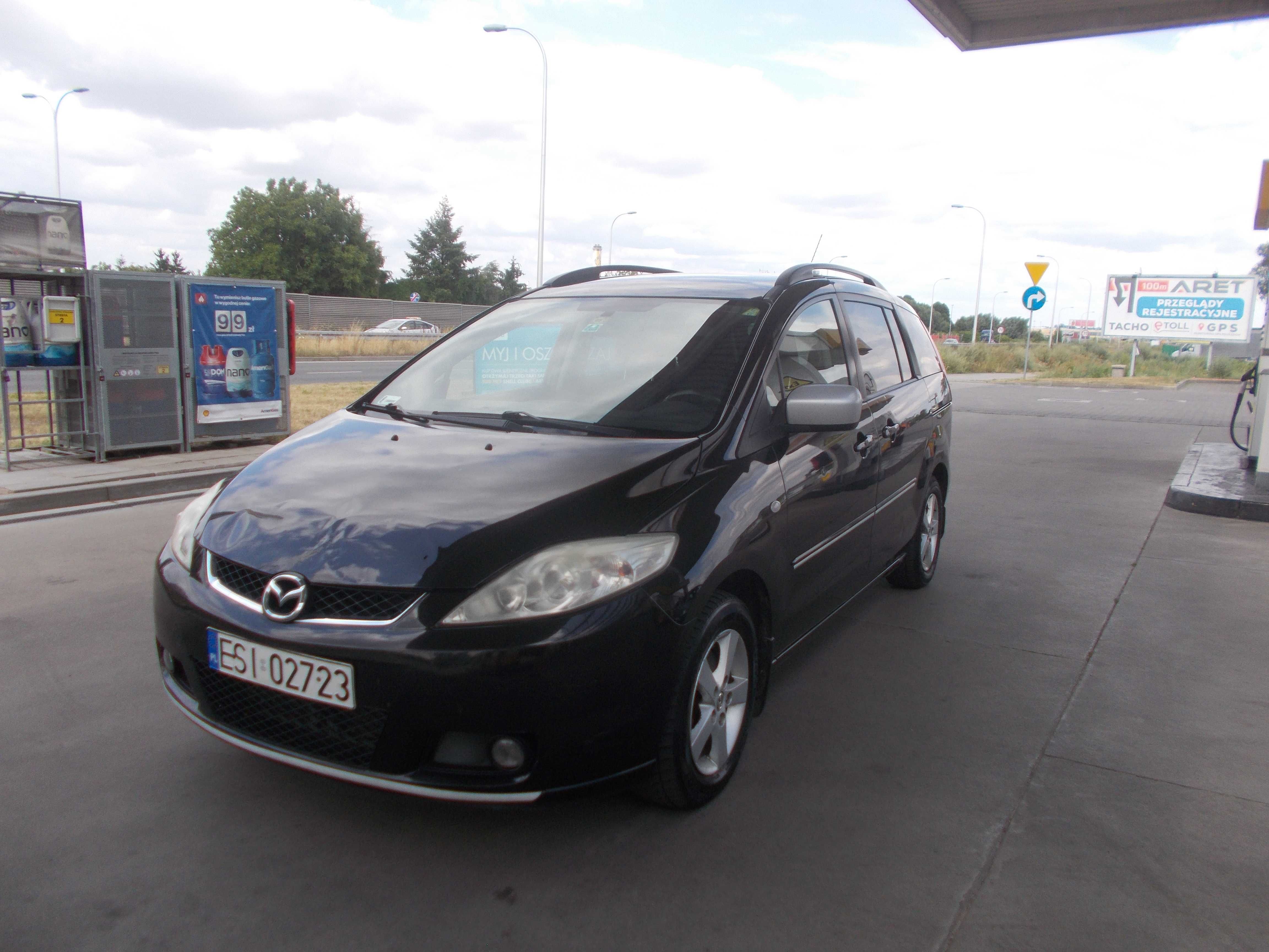 Zderzak tył tylny Mazda 5 demontaż