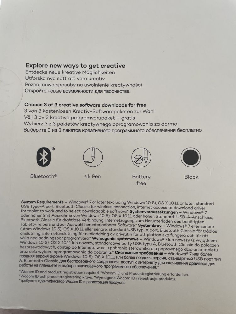 Tablet graficzny Wacom Intuos CTL-6100WL/KO-BX