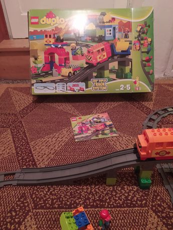 LEGO Duplo 10508 Pociąg towarowy+gratis