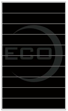 Panele Fotowoltaiczne EcoDelta 480w, Shingled  black frame