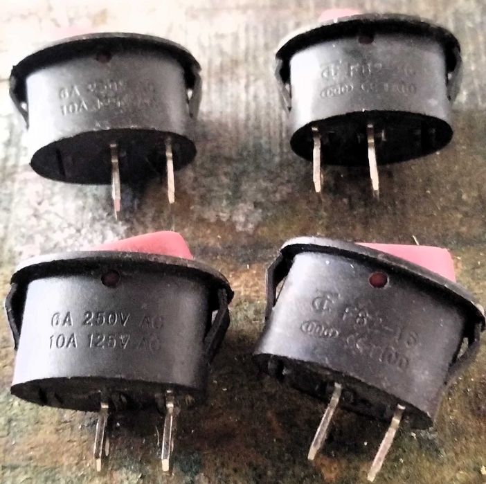 Conjunto 4 Botões Elécticos Com Luz