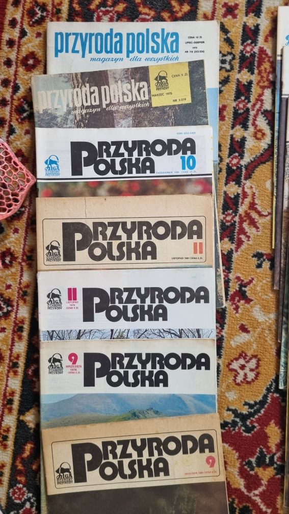 Przyroda polska różne roczniki czasopismo miesięcznik