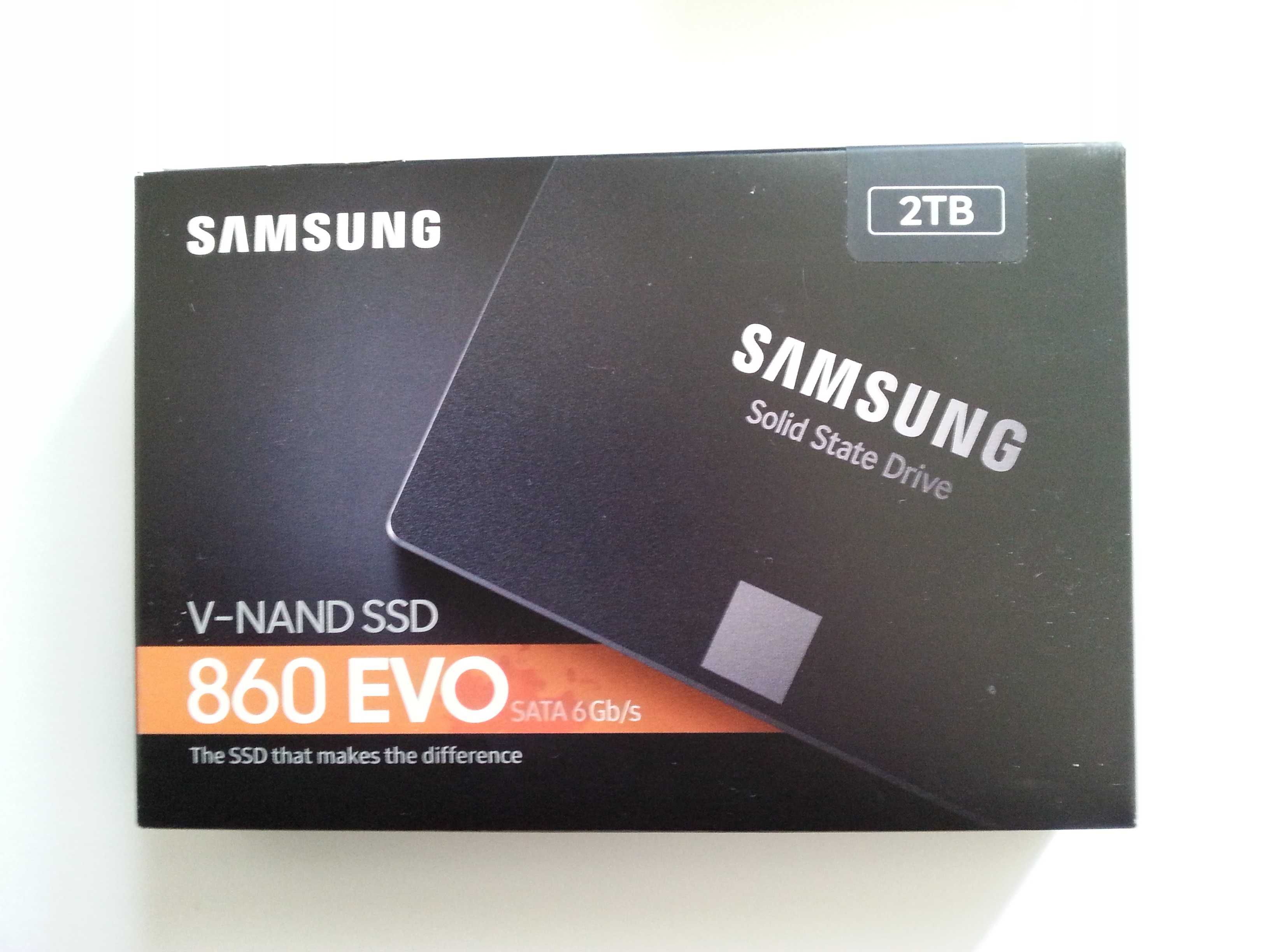 Samsung 860 EVO- 1 TB-nowy, zapakowany. Inne foto.Dysk ssd wewętrzny