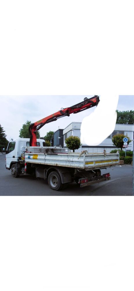 Mitsubishi Fuso 2014 pesada com Grua e Bascúla