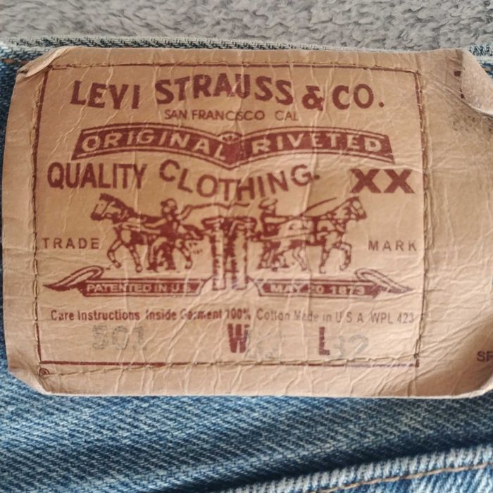 Spodnie jeansowe Klasyczne Levis 501, roz. W32 L32