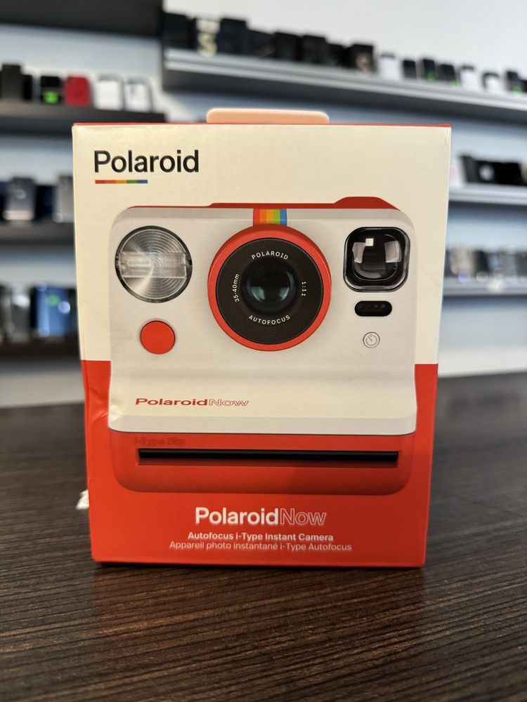 Aparat natychmiastowy Polaroid Now Red na wkłady I-TYPE Poznań Długa14