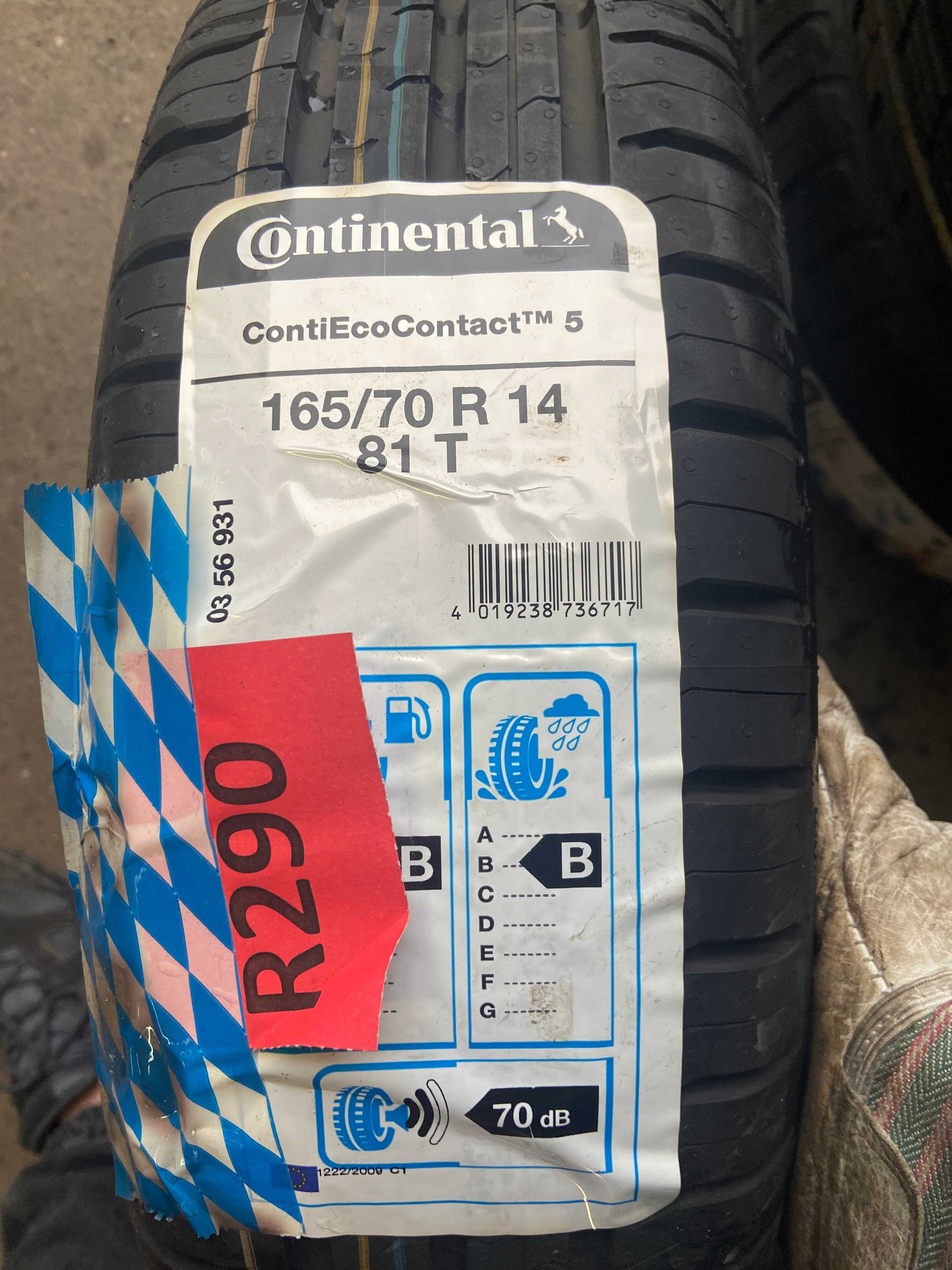 Opona 165 70 R14 Continental nowa lato