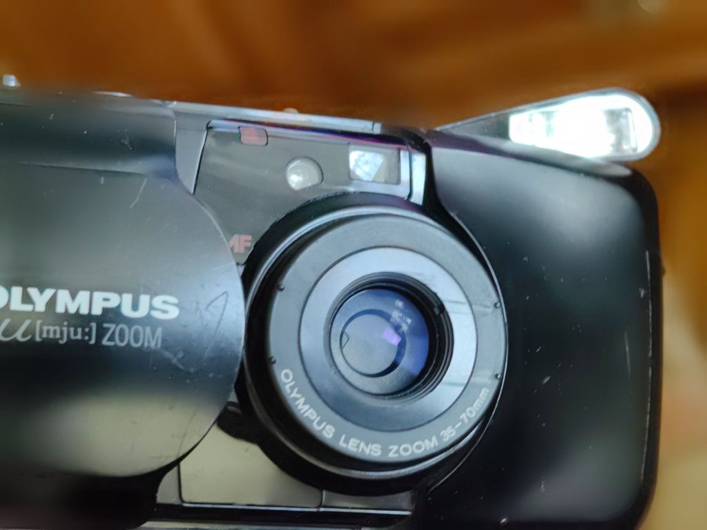 Aparat Olympus mju Zoom wraz z opakowaniem