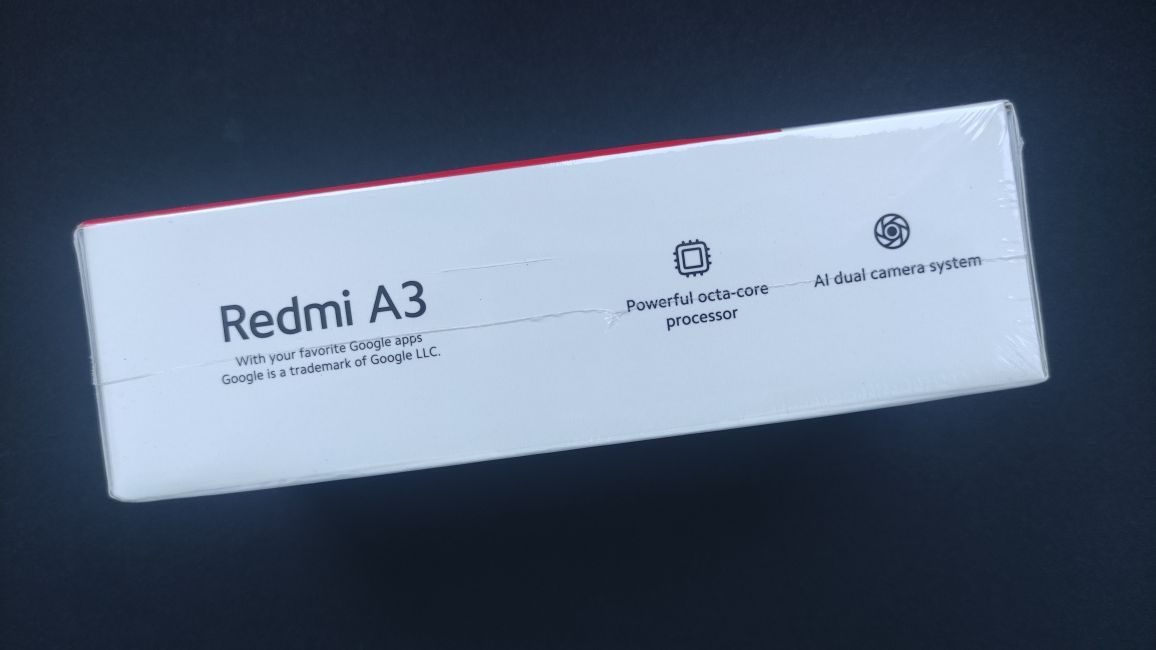 Xiaomi Redmi A3 4/128GB, чорний/блакитний, нові/запаковані