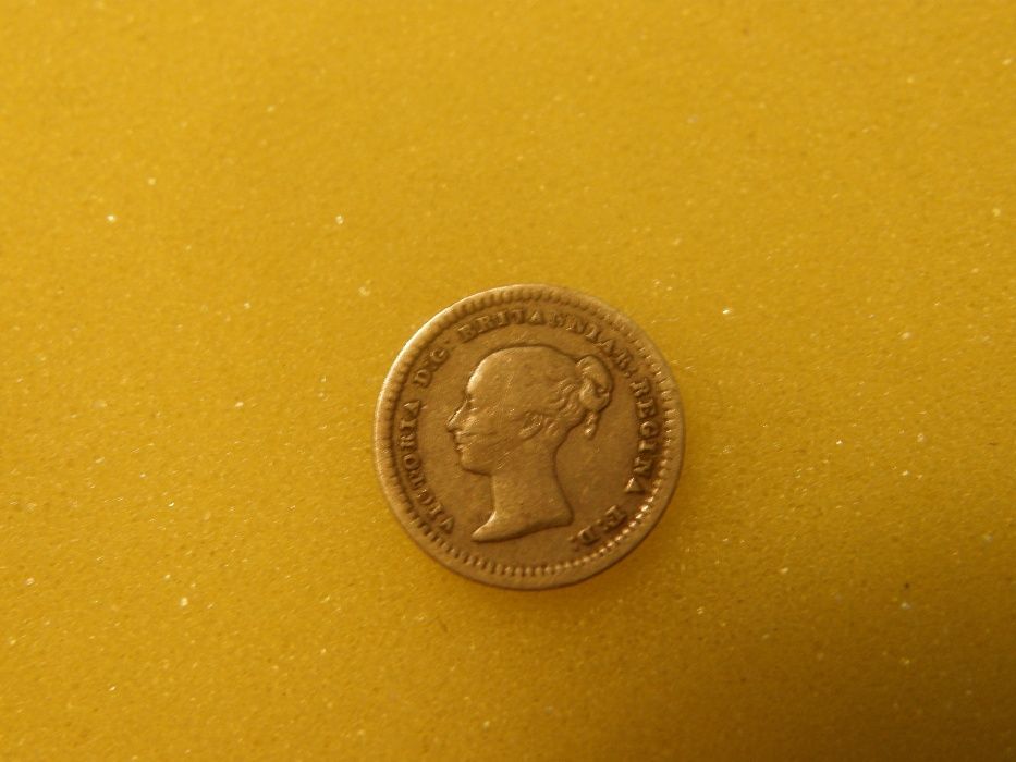 Редкая монета Англии 1 1/2пенни 1862г. серебро вес: 0,6гр.