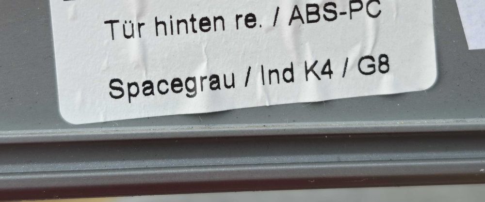 Dekory listwy ozdobne wewnętrzne BMW 5 E60 E61 lci lift spacegrau