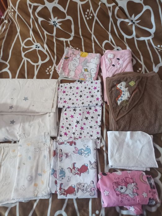 Простирадло дитяче, пеленки дитячі, рушник, конверт