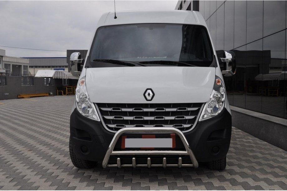 Кенгурятник для Renault Master 2010+ Пороги Подножки Хром Тюнинг