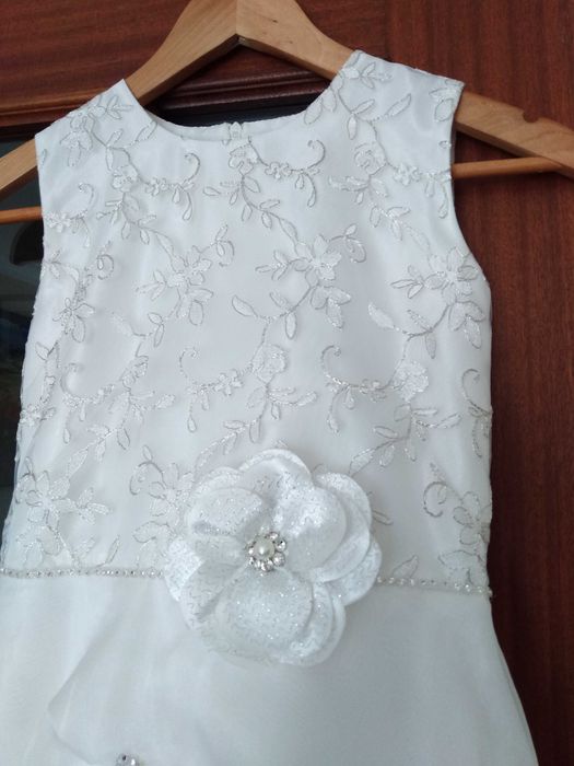 Vestido 1ª Comunhão/menina de alianças + bolero