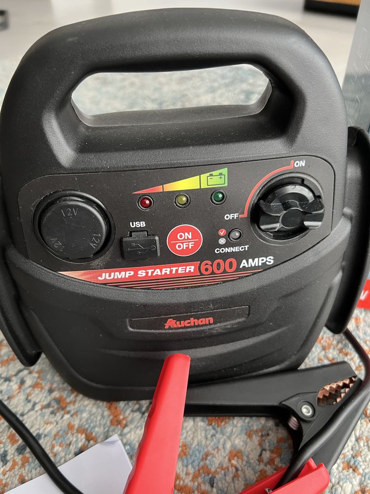 Nowy Rozrusznik/Booster/Jump Starter Auchan GM035 – 12V(z paragonem)