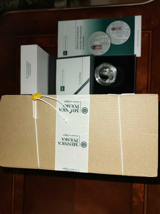 50 zl 700 lecie kosciola Mariackiego Pudełko bankowe 10 szt. - plomba