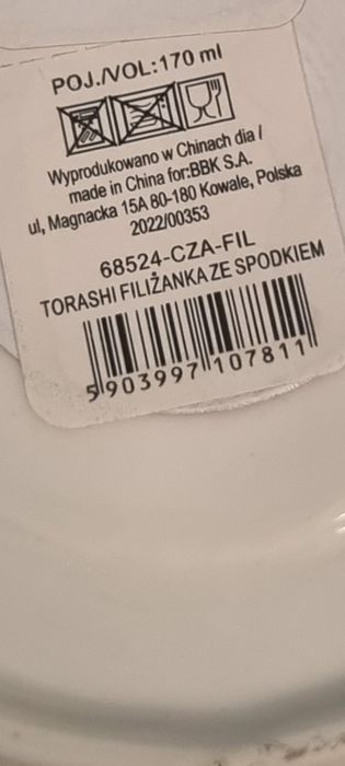 Filiżanki home&you 6 sztuk