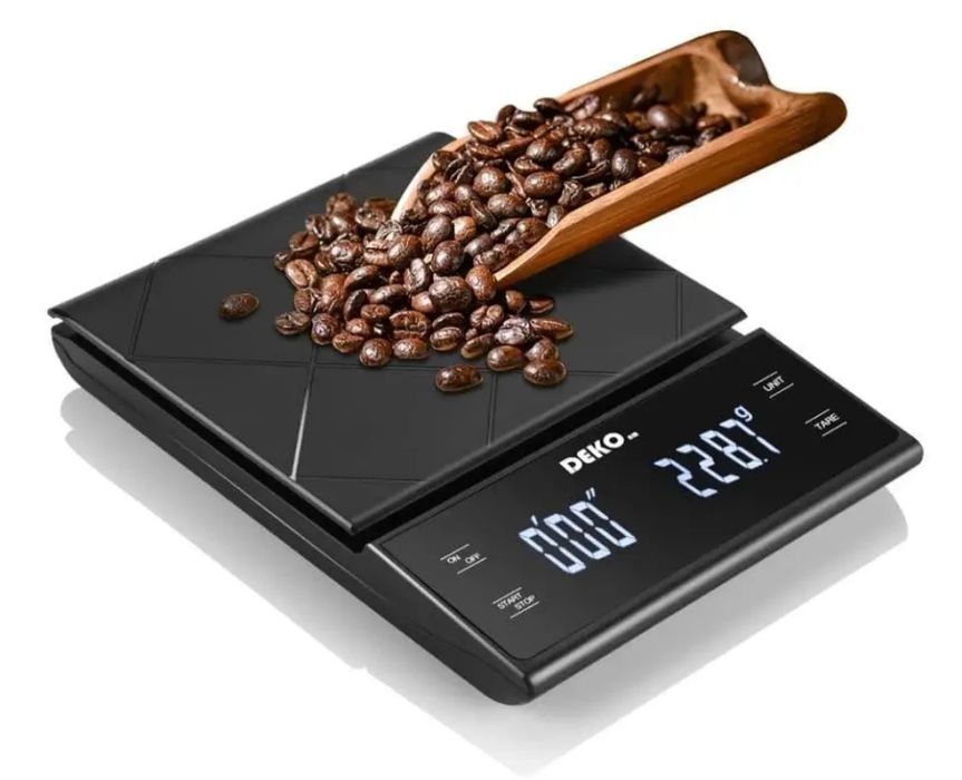 Кухонні ваги Deko, з таймером і гумовим ковриком