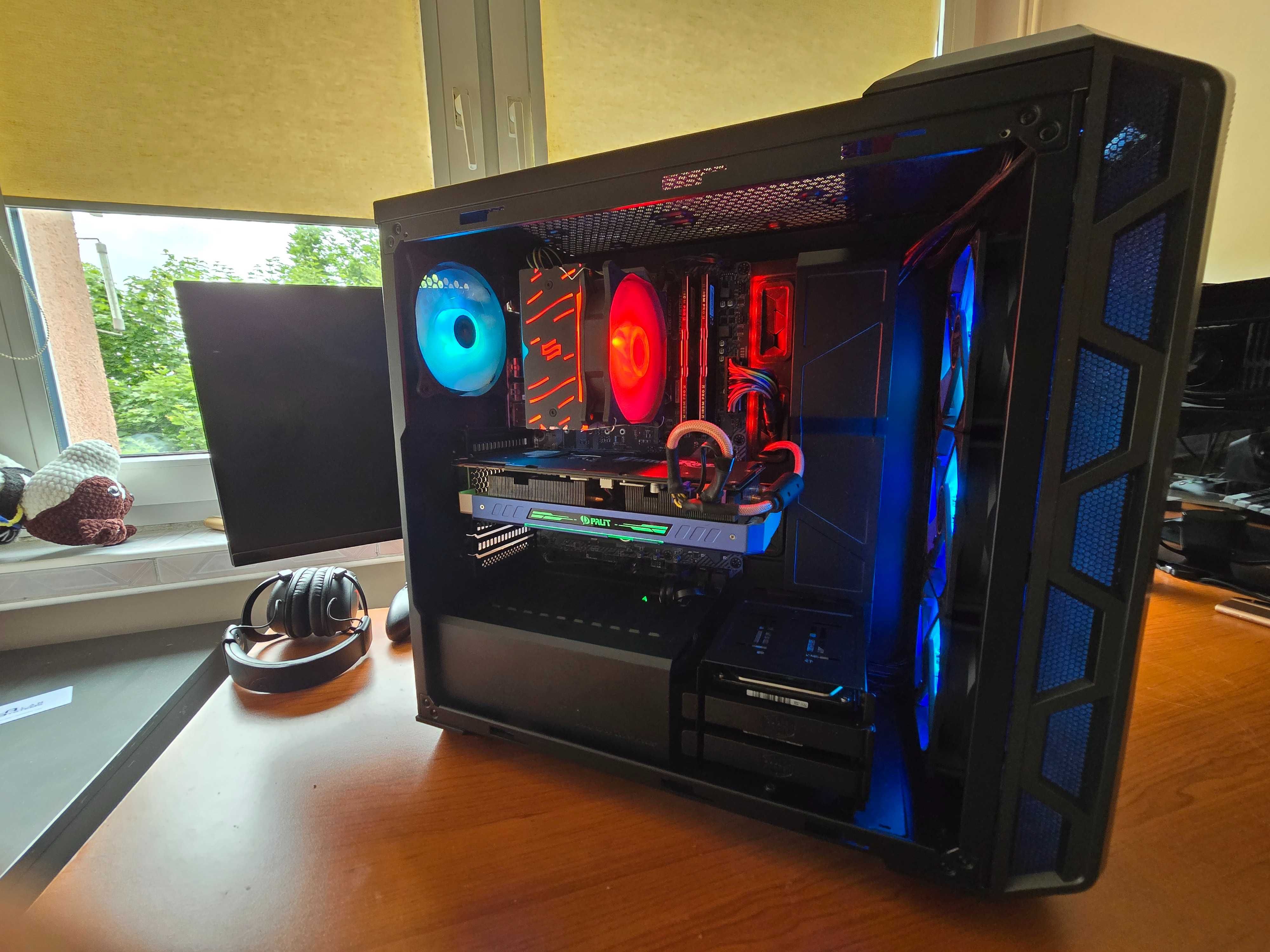 Zestaw Gammingowy/Monitor 180hz/Ryzen 5/video 8gb./ssd/ddr4.