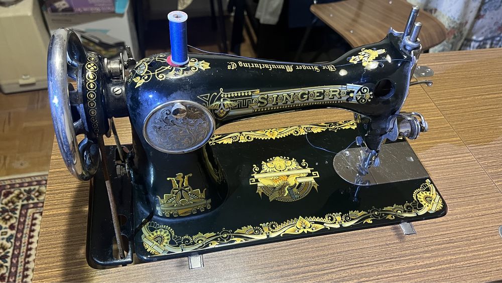 Maquina Costura SINGER 15K vintage como nova dos anos 20