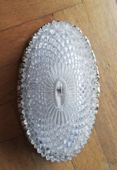 Glashutte Limburg lampa kinkiet scienny krysztalowa mala złota