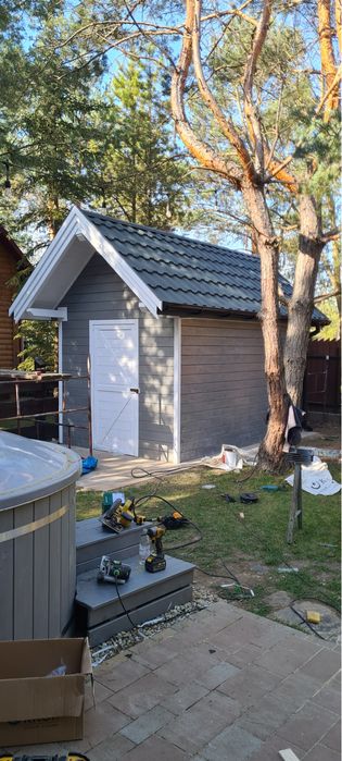 Wiata zadaszenie altana poliwęglan ruchome deseczki uslugi stolarskie