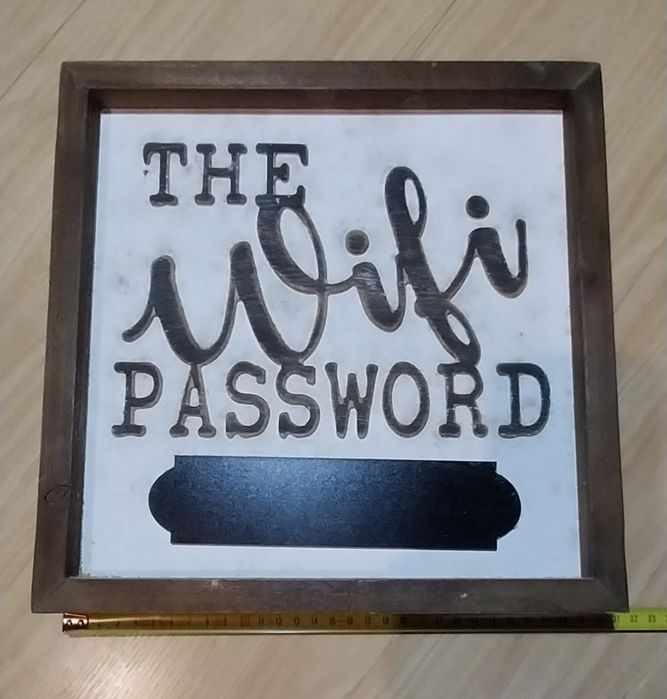 Quadro Wi-Fi da loja " O gato preto"