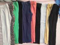Zestaw 10 sztuk spodni bawełnianych długa nogawka 104 dziewczęca h&M