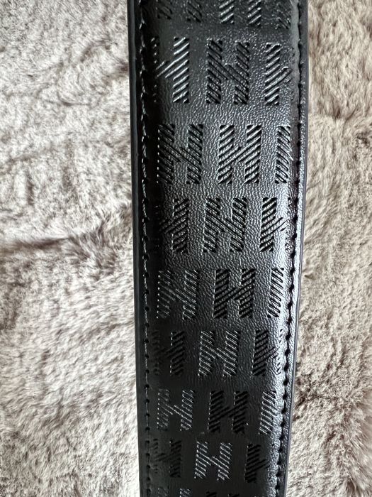 Pasek Hermes złota i srebrna klamra