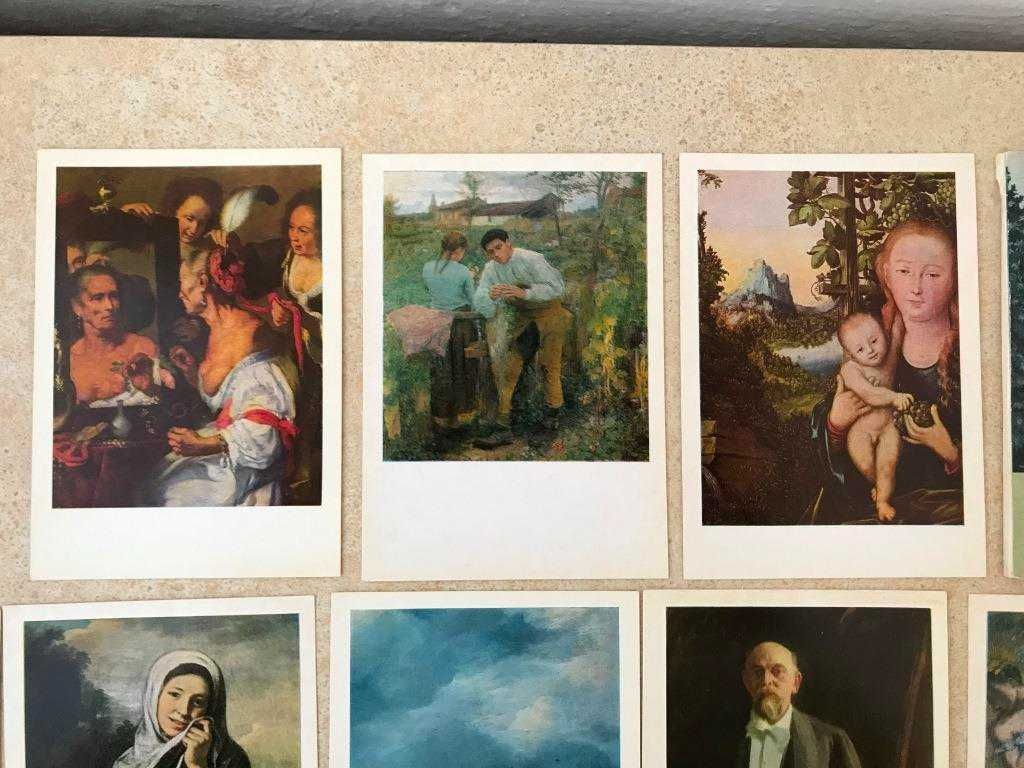 Художники Рубенс Дега Матисс картины открытки музей Пушкина