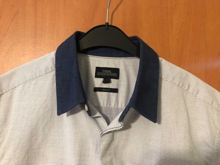 Чоловіча сорочка Next короткий рукав розмір М / мужская рубашка