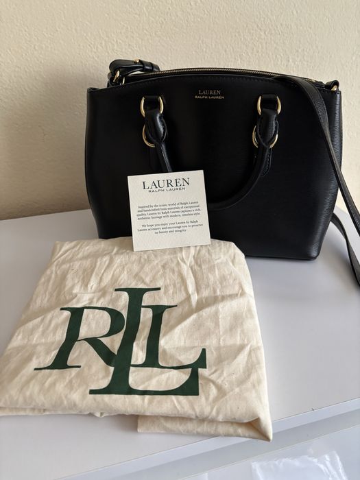 Torebka Lauren Ralph Lauren SAFFIANO MINI ZIP