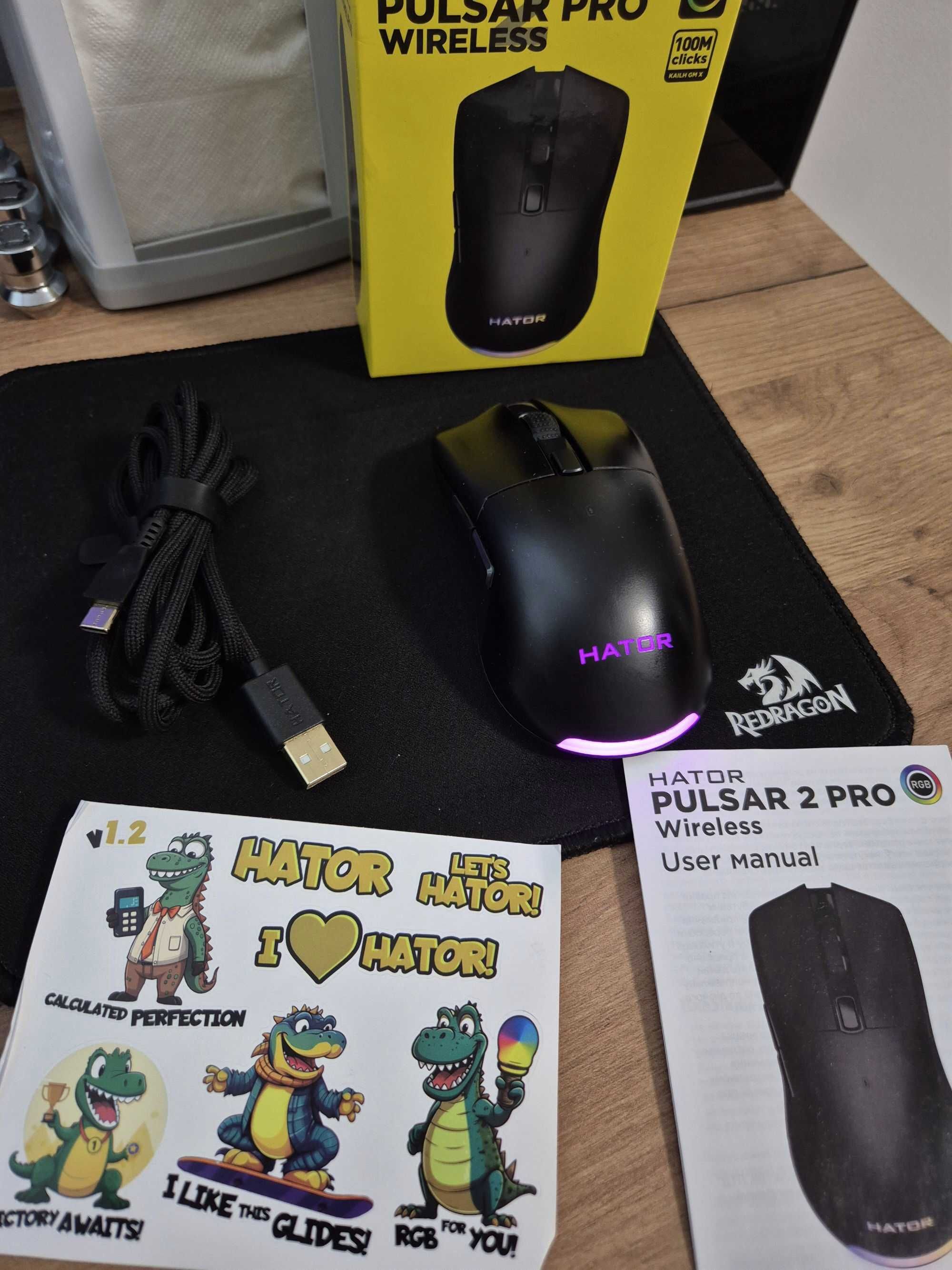 як нова! ігрова мишка бездротова Hator Pulsar 2 Pro Wireless
