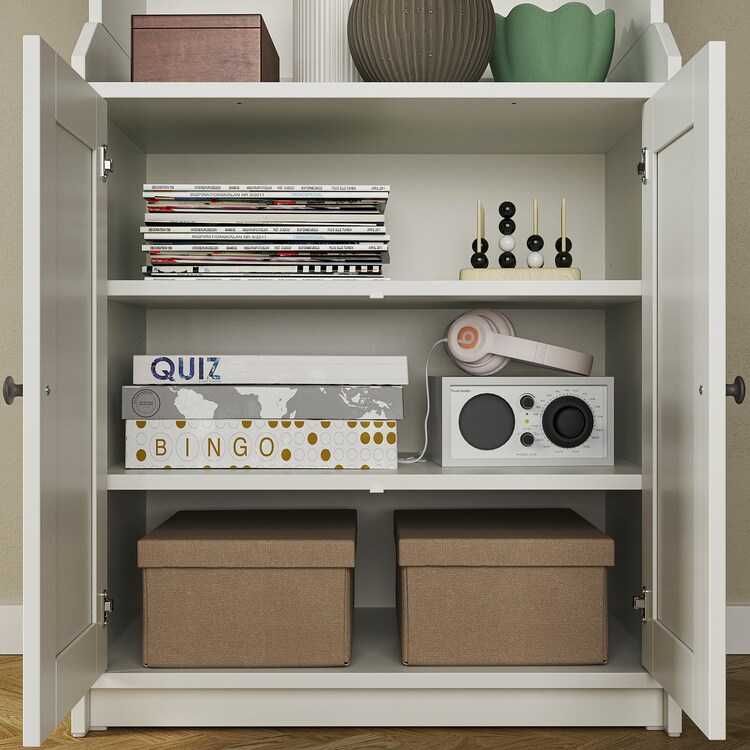 HAUGA Szafka wysoka z drzwiami, biały, 70x199 Ikea Nowa w kartonach