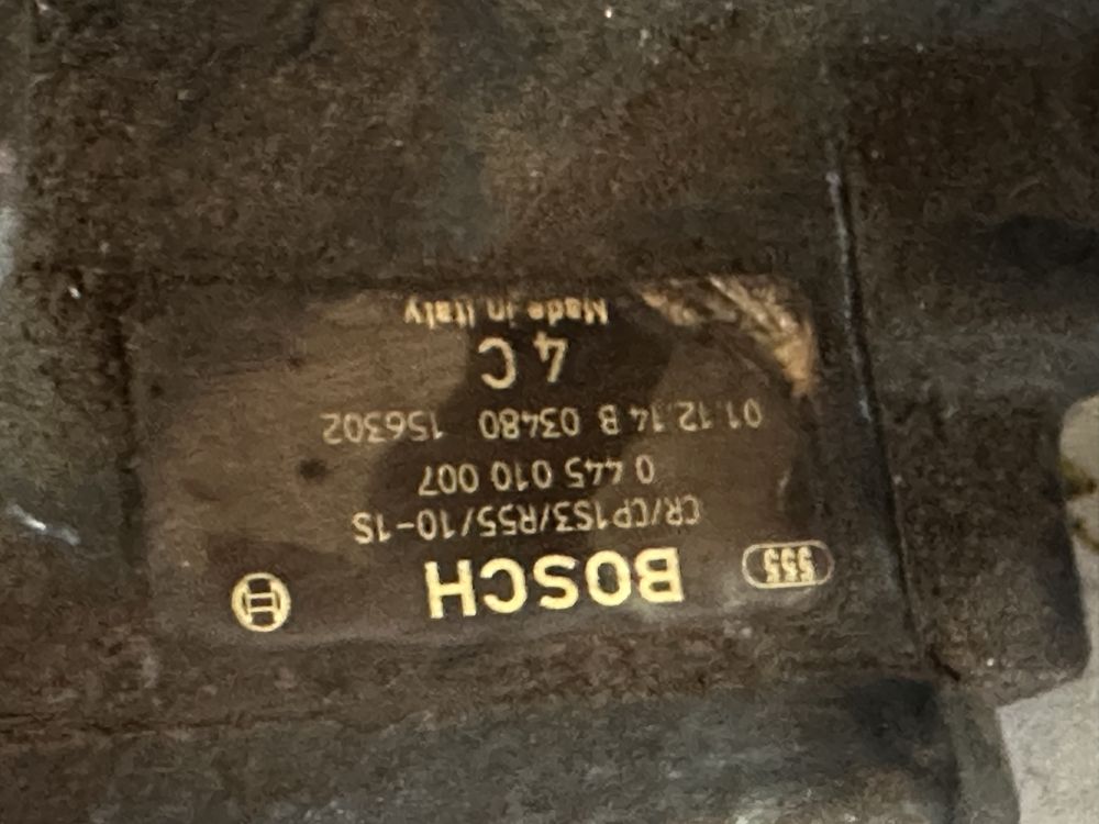 Bomba de alta pressão injecção Fiat/Punto Bravo Van de 98 a 02