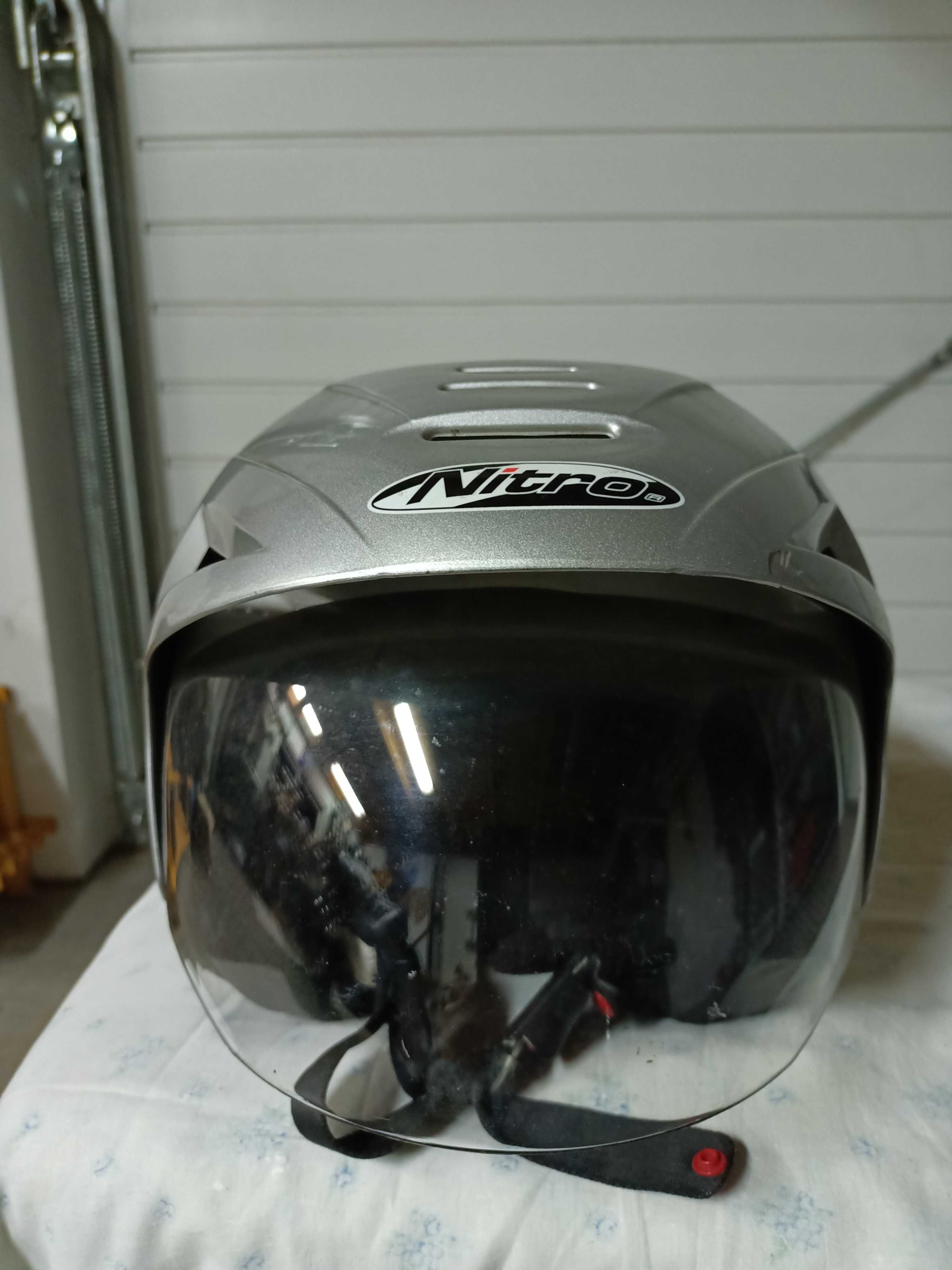 Kask Nitro rozmiar XS 54 cm skuter motocykl.