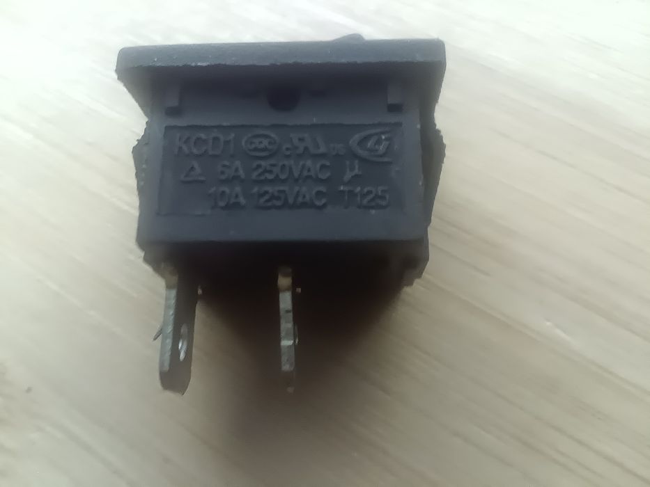Кнопка on-off 6A 250 V 10A 125/250V