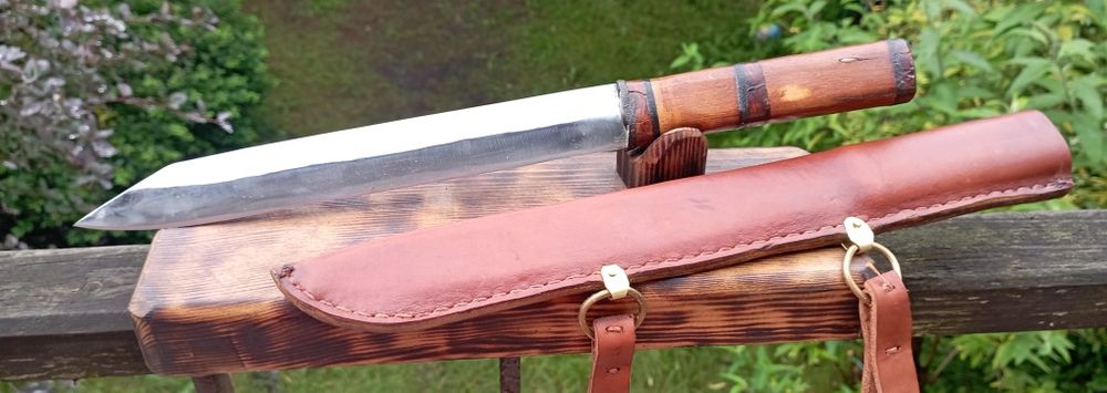 Langseax seax bojowy długi nóż Wikingów reko ostry