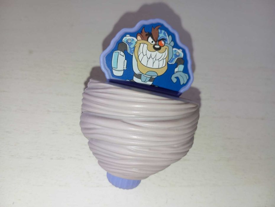 Burger King Toy 2023-Tasmanian Devil Cyborg Spinning