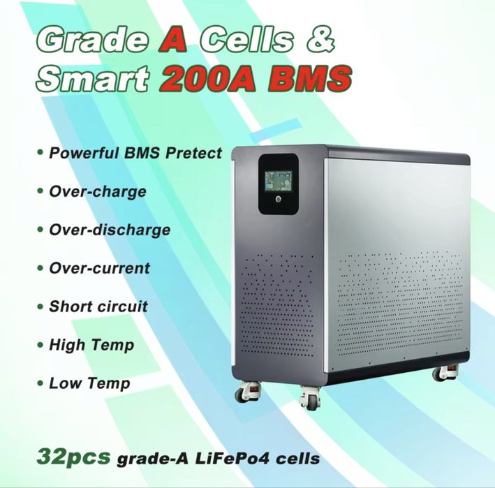 Duży magazyn energii Lifepo4 30kwh