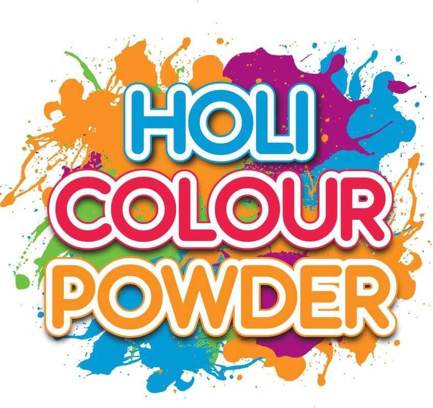 Proszek HOLI 7x500g duży zestaw puder piasek kolorowy na festiwal HOLI