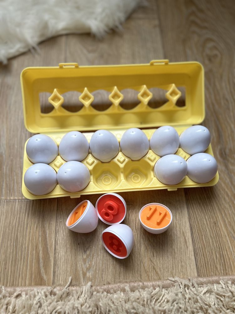 Розвиваючі ігри для дітей яйця цифри