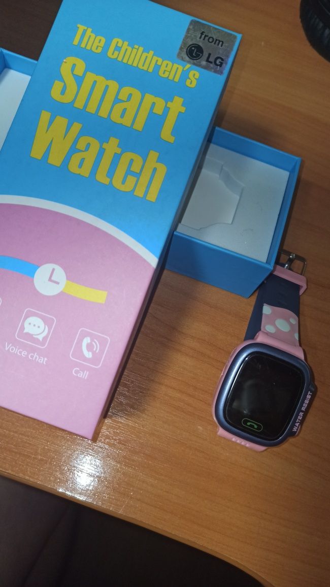 Детские смарт часы Baby Watch Y92 from LG pink