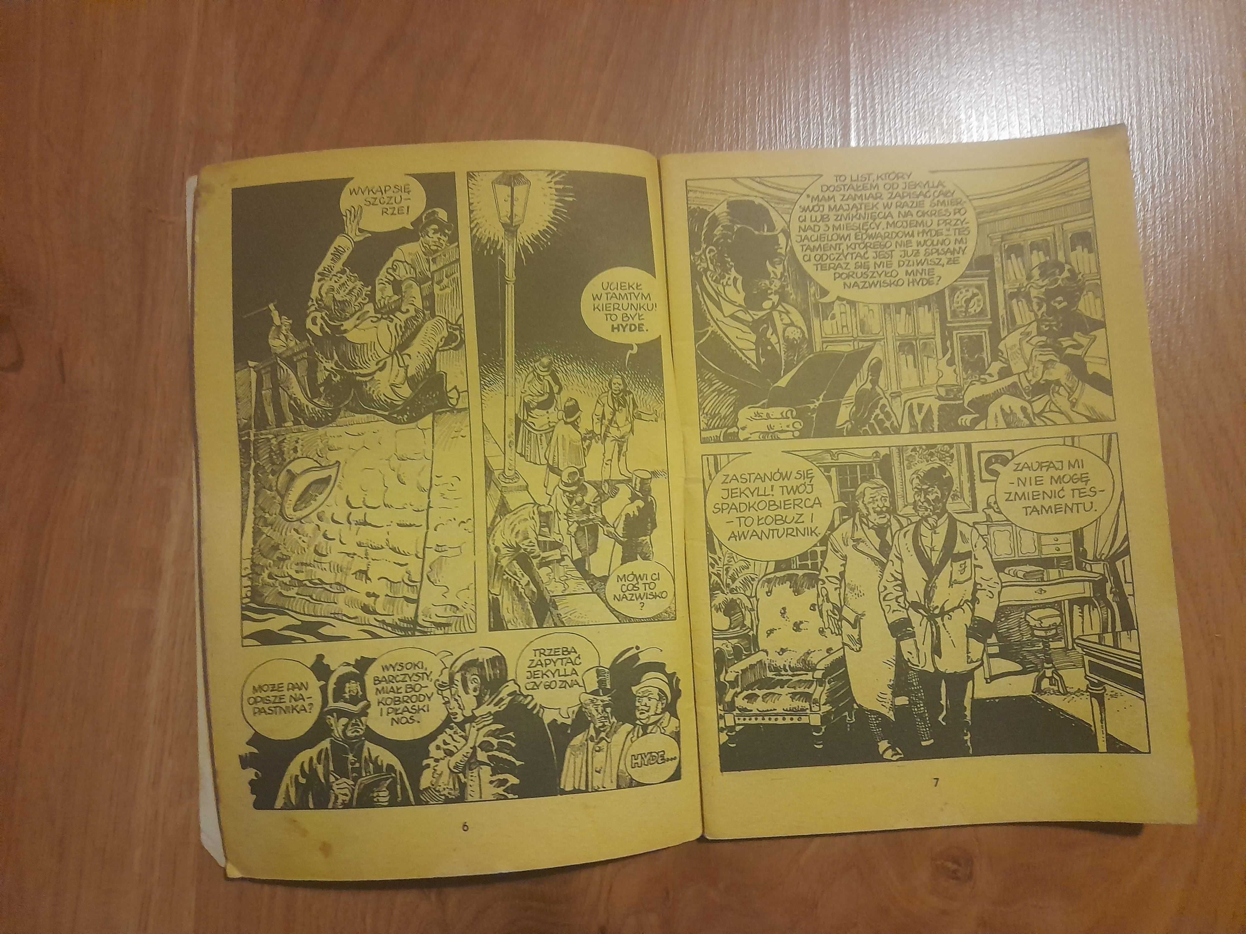 Dr Jekyll & mr Hyde komiks wydanie 1  1983