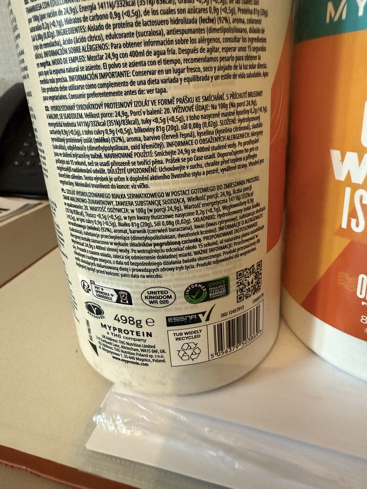 Izolat białka MYPROTEIN 875g