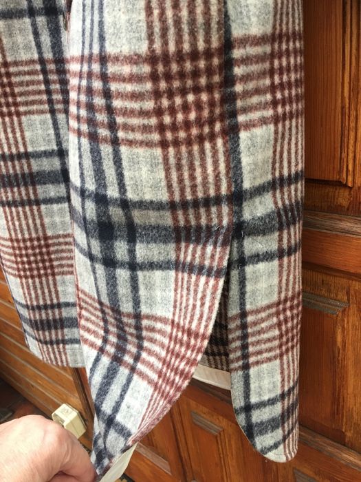Płaszcz w kratę Zara L/XL