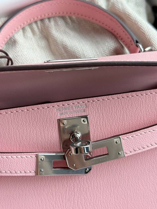 ТОРГ! Срочно! Сумка Hermes Kelly mini 20 rose sakura Cherve mysore