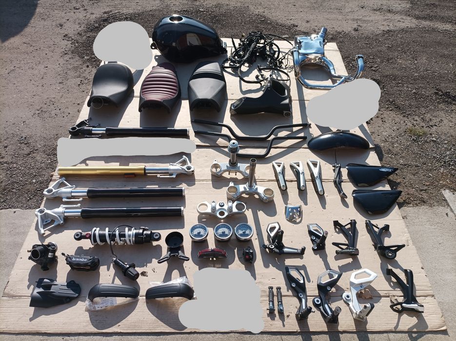 BMW R12 R nineT Kanapa Licznik Kolektor półka Lagi kierownica sety bak