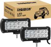 RIGIDON 2 szt. Światło reflektory LED, 12 V 24  terenowe do pojazdów